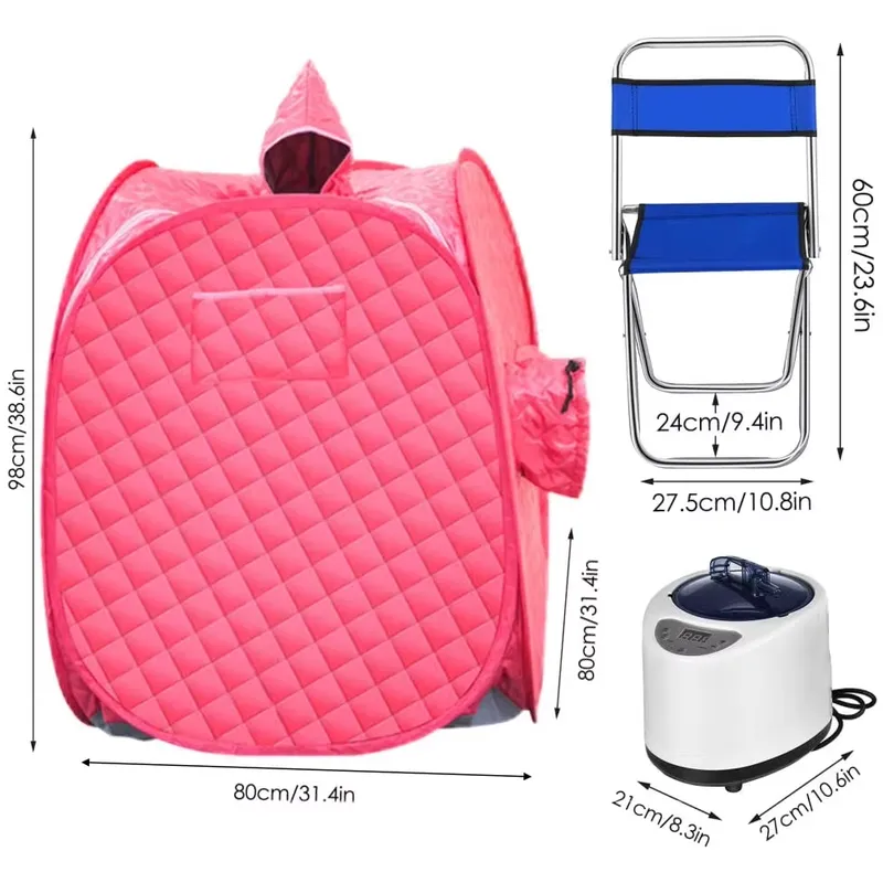 Portable Mini Sauna Steamer fo - Spa Wellness Family 评论和价格