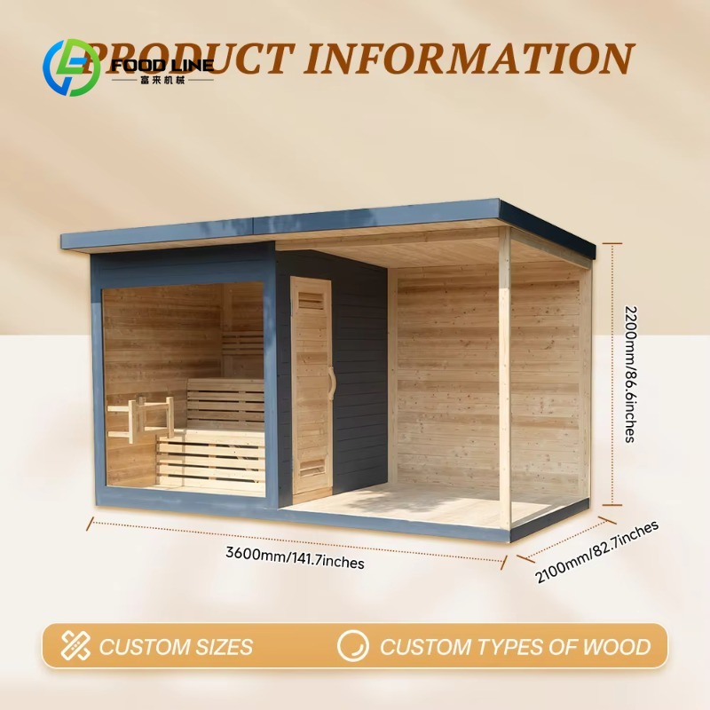 Customized Outdoor Sauna House - Wellness Resort Spa 评论和价格