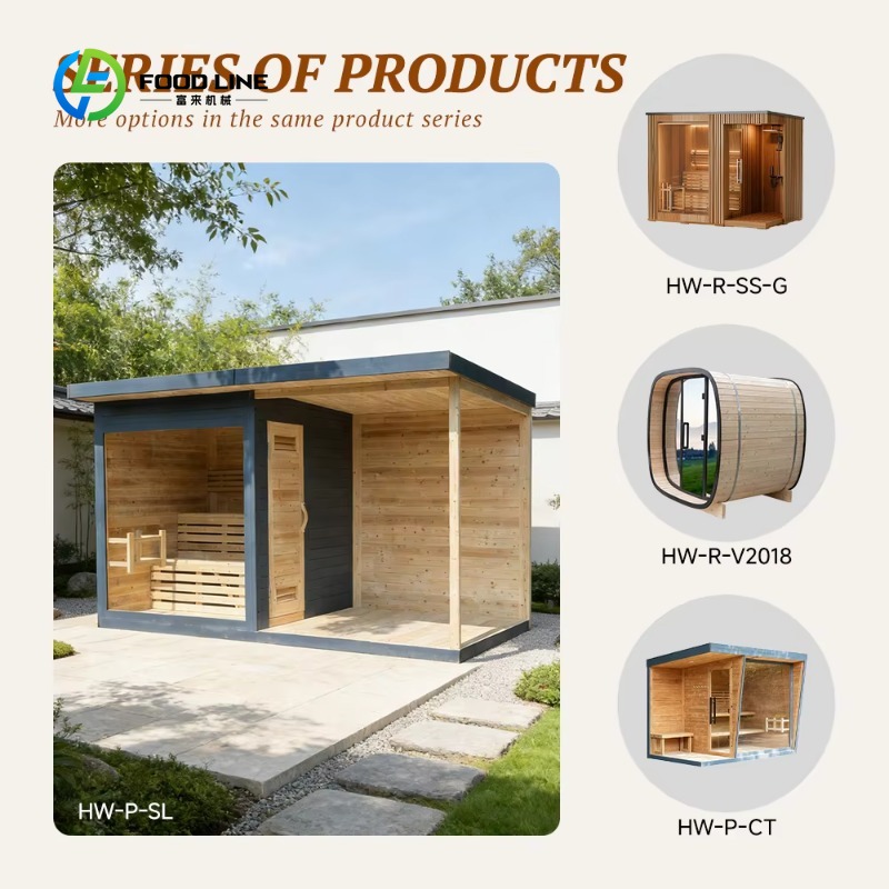 Customized Outdoor Sauna House - Wellness Resort Spa 评论和价格