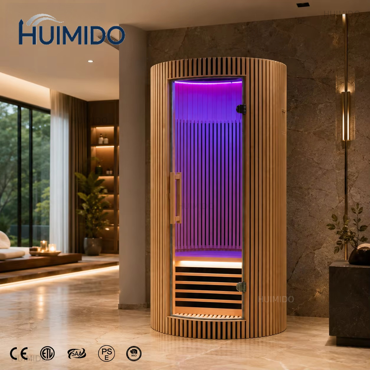 Deluxe Indoor Infrared Sauna C - Spa Wellness Family 评论和价格
