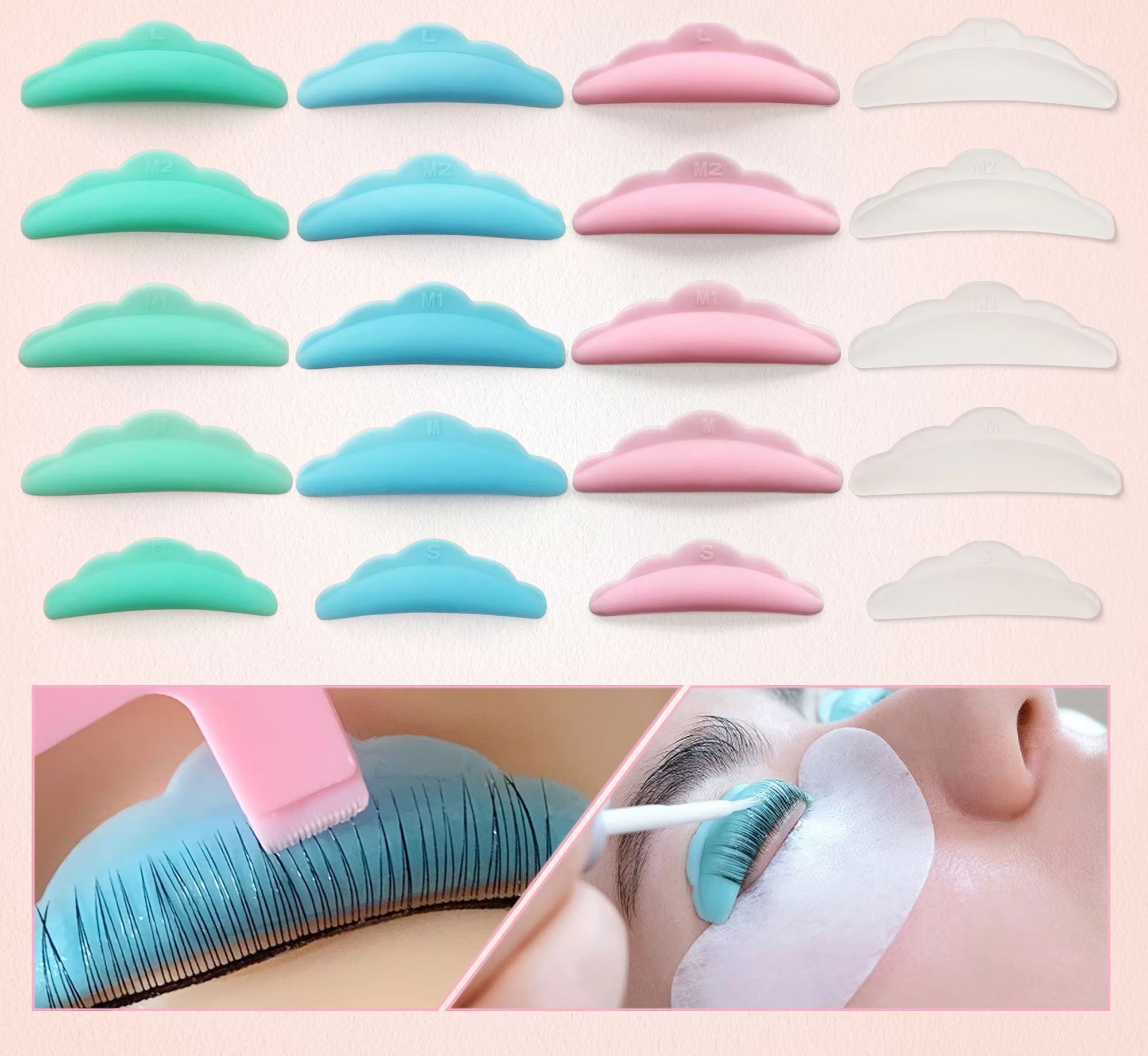 50Pairs Eyelash Lifting Kit Si - Lash Lift Kit 评论和价格
